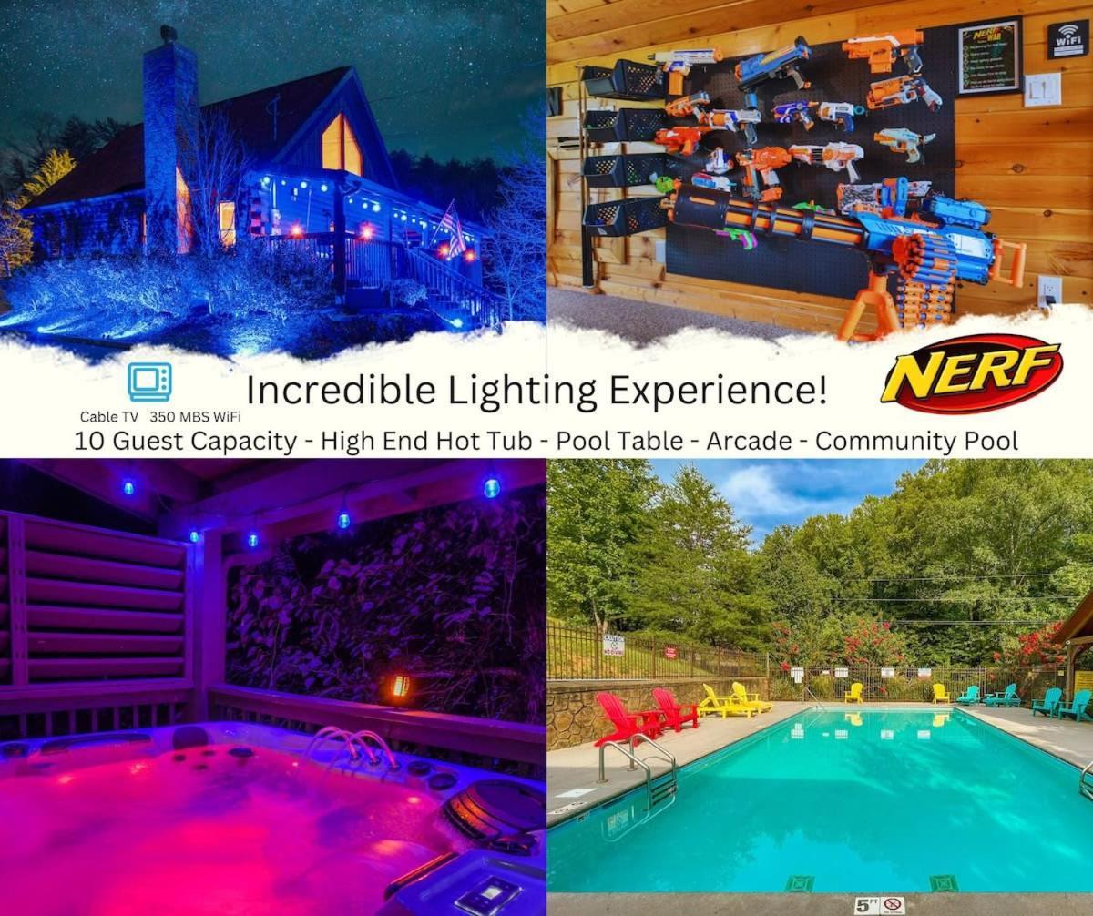Ryes And Shine Bootlegger'S Cabin! Hot Tub* Pool* Arcade* Billiards *Ev * Pet Friendly Sevierville Esterno foto