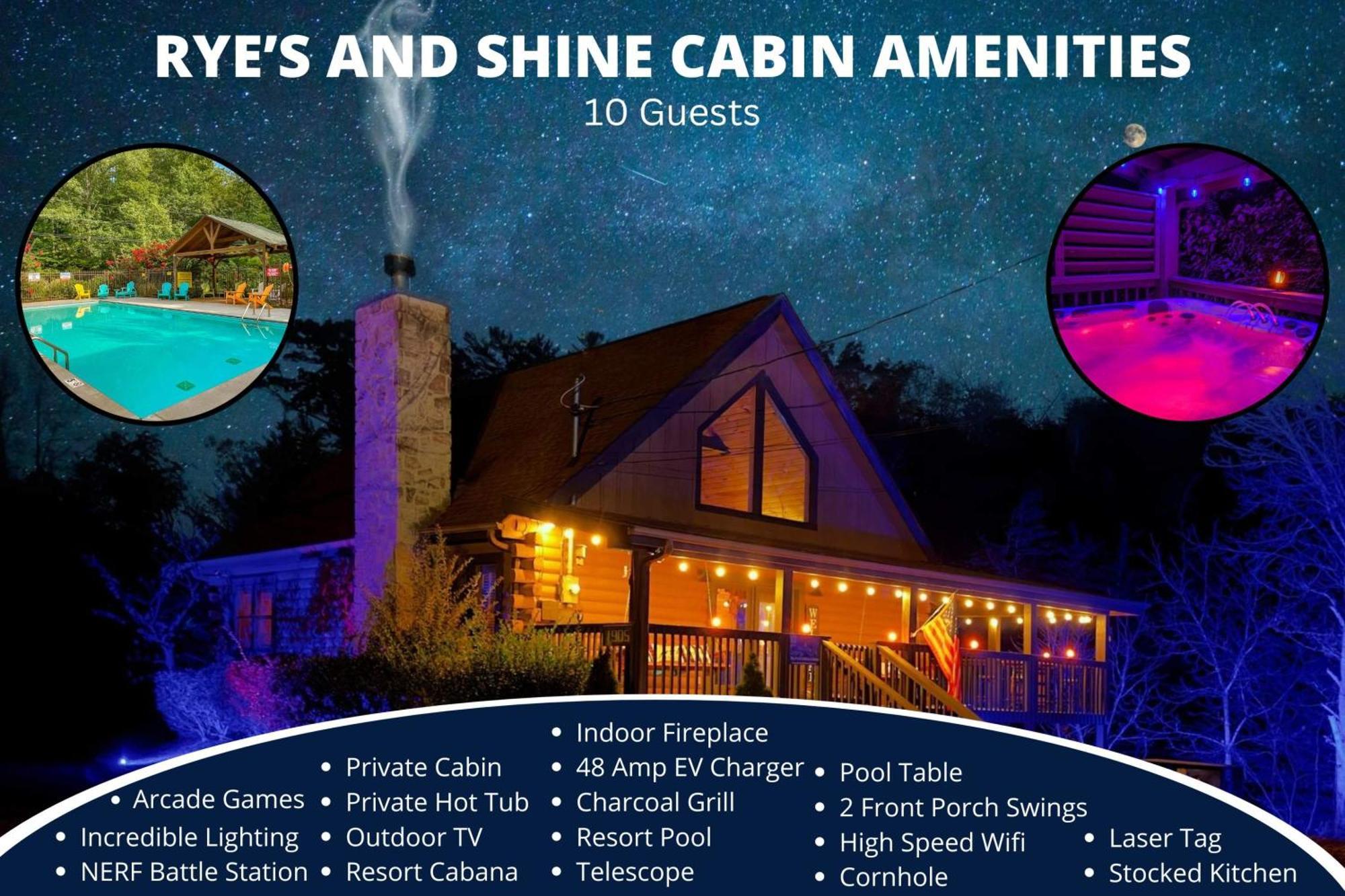 Ryes And Shine Bootlegger'S Cabin! Hot Tub* Pool* Arcade* Billiards *Ev * Pet Friendly Sevierville Esterno foto